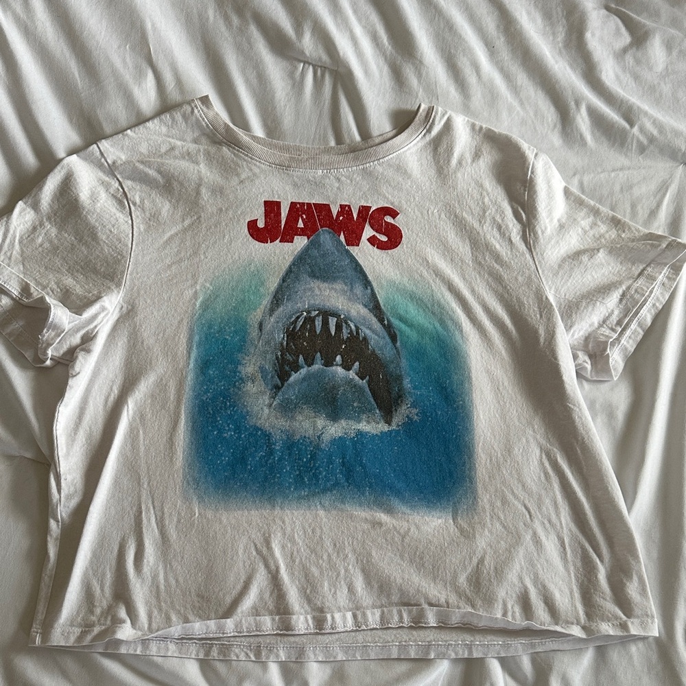Jaws Graphic T-Shirt - White
